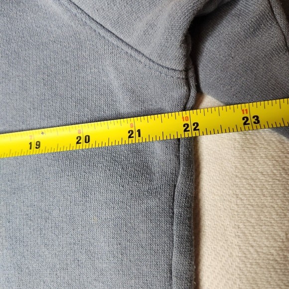 Vintage Woman's Nike Sweatshirt Sz. XL Blue Spell Out Logo Front LS 100% Cotton - Picture 7 of 10